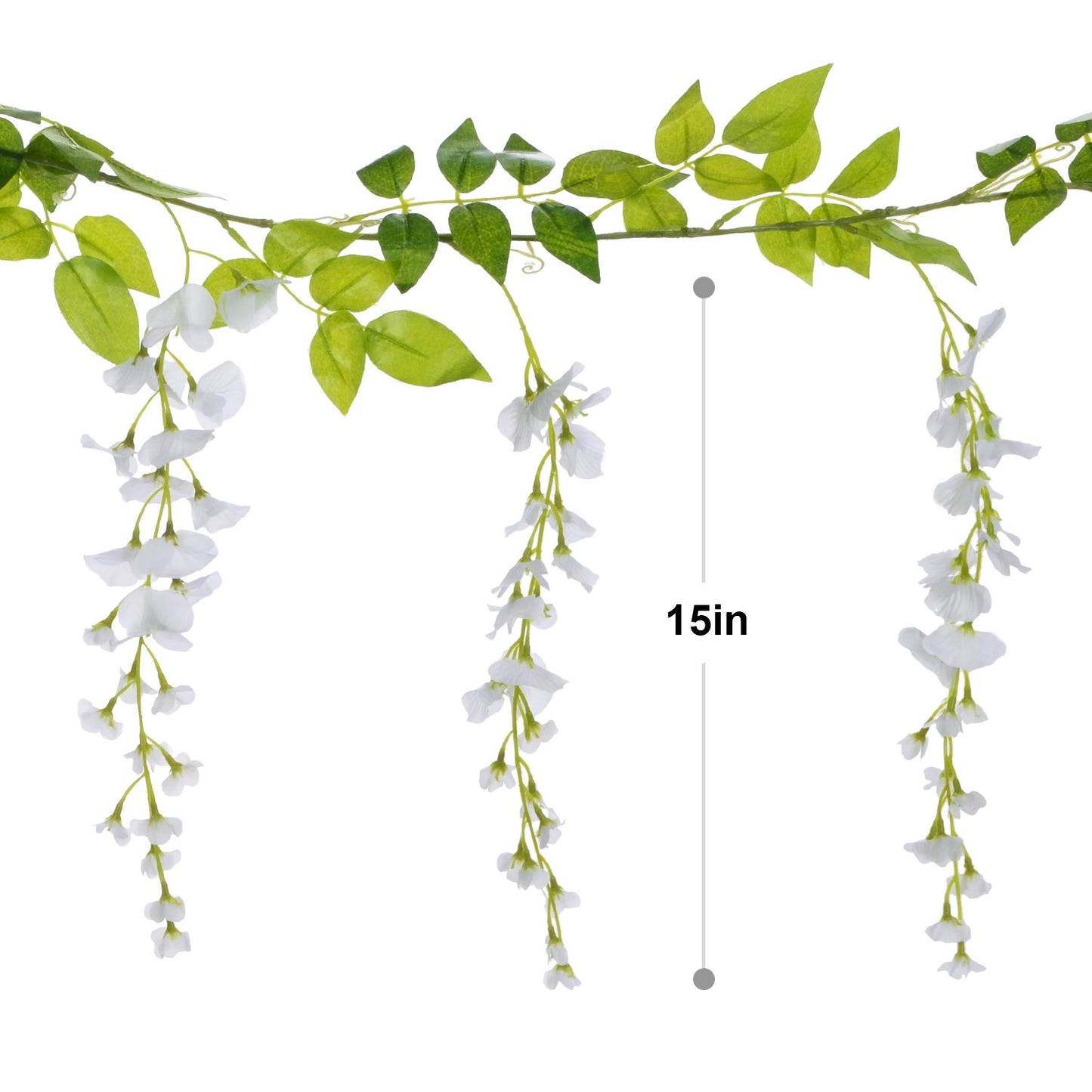 Wisteria flower string 15 inches