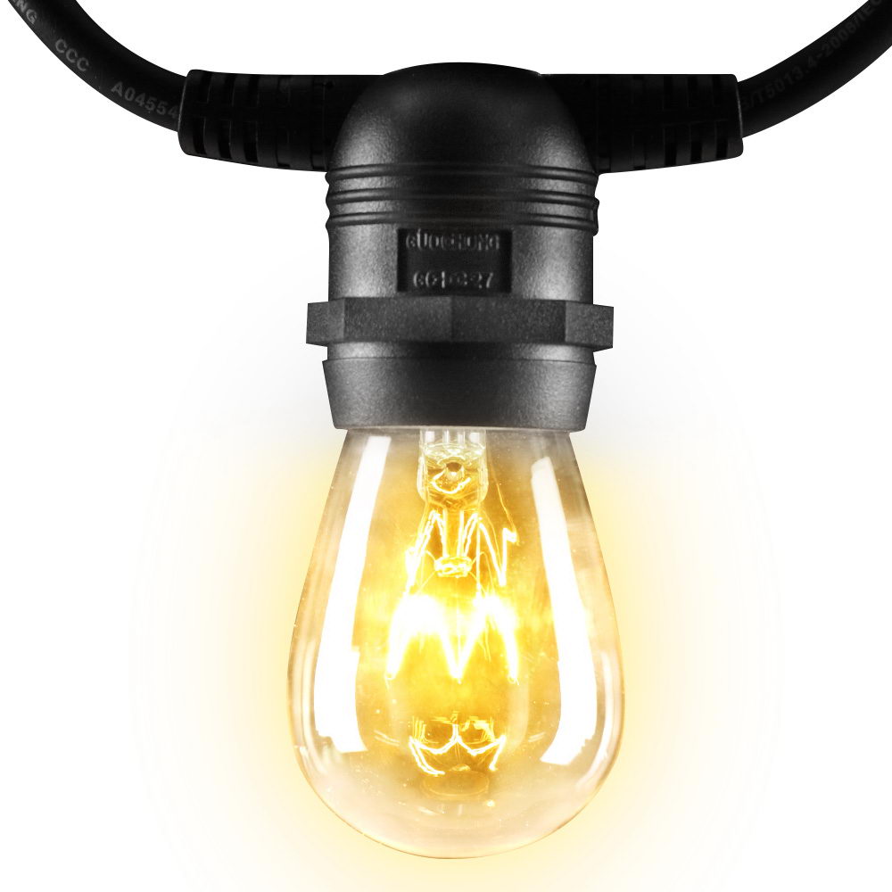 Jingle Jollys 65m Festoon String Lights Christmas Bulbs Party Wedding Garden Party Occasions > Lights