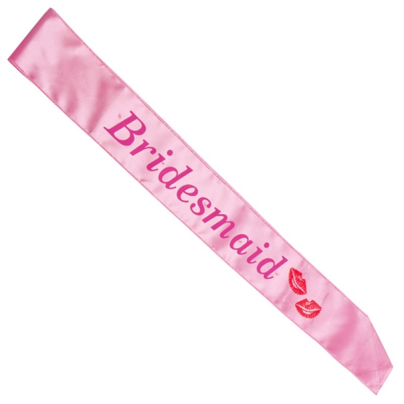 Pink Bridesmaid Flashing Sash Occasions > Wedding Accessories