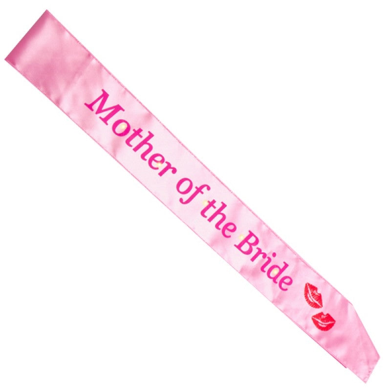 Pink Mother of the Bride Flashing Sash Occasions > Wedding Accessories