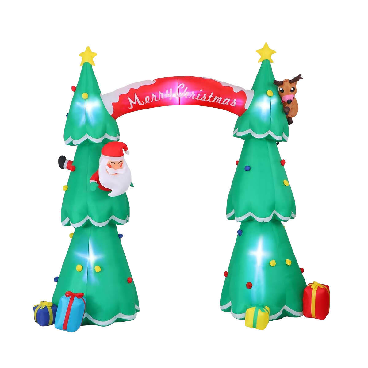 Christmas By Sas 3m x 2.4m Christmas Tree Arch Self Inflating LED Lights Occasions > Christmas