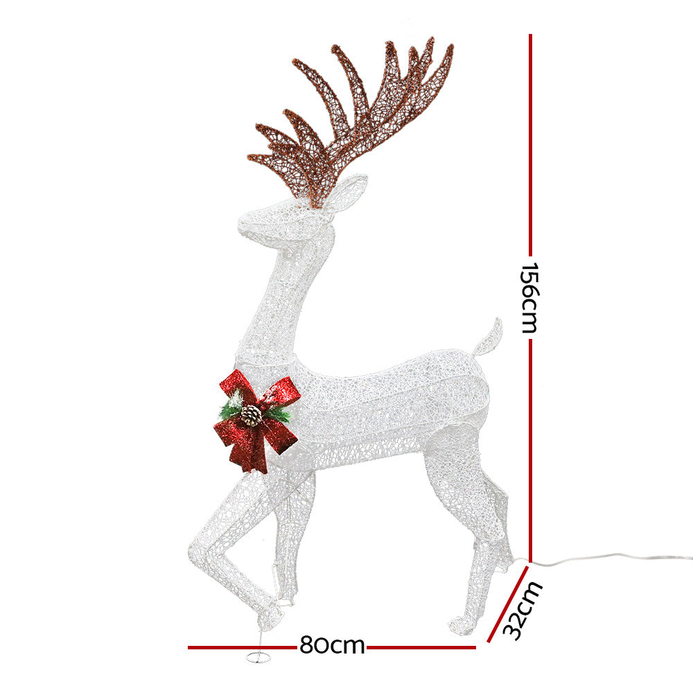 Jingle Jollys Christmas Lights Motif LED Rope Reindeer Waterproof Outdoor Occasions > Christmas