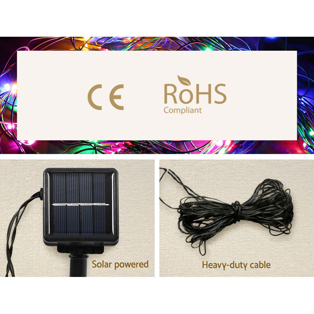 Jingle Jollys Christmas Lights Motif LED Star Net Waterproof Outdoor Colourful Occasions > Lights