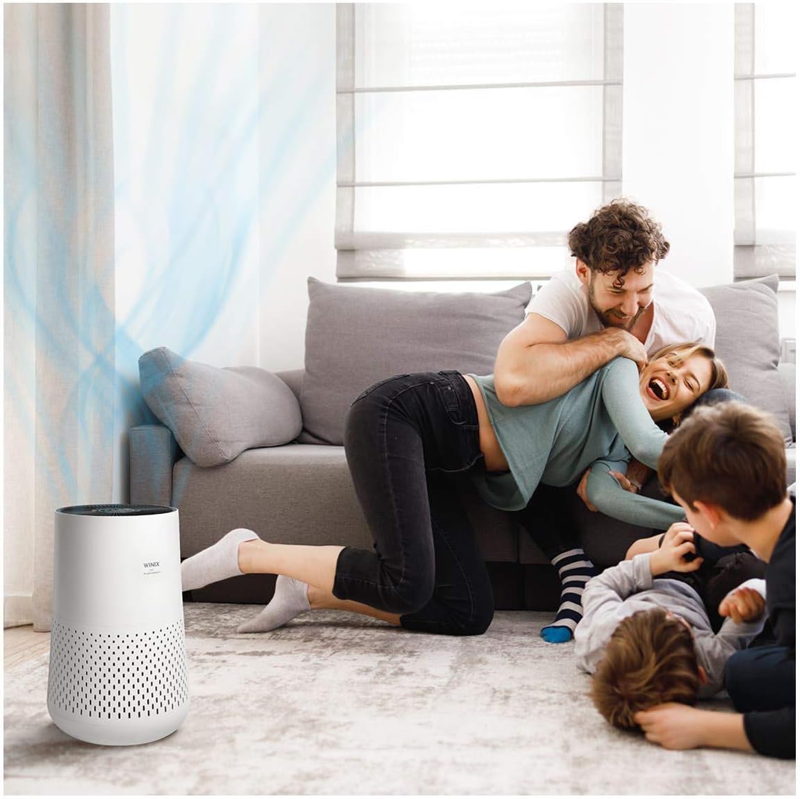 Winix Australia Compact 4-Stage Hospital Grade True HEPA Air Purifier - Model AUS-0850AAPU