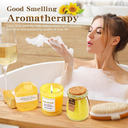 Gifts for Women Hamper - Gift Basket to Pamper, Ideal for Mothers Day, Valentines Day Gift Box Pack, 20oz Tumbler & Socks Care Set for New Years, Birthday, Girlfriend, Mom, Coworker, Wife