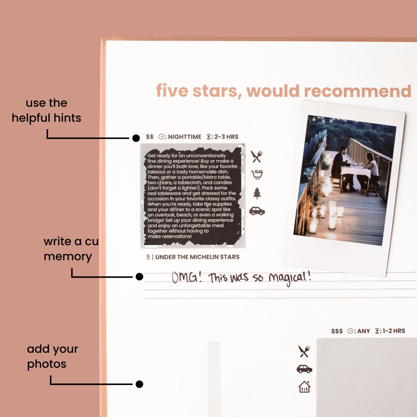 Couples Edition V2 30 Scratch-Off Date Night Ideas, Romantic Date Book for Couples, Fun Couples Game and Relationship Journal for Deeper Connection