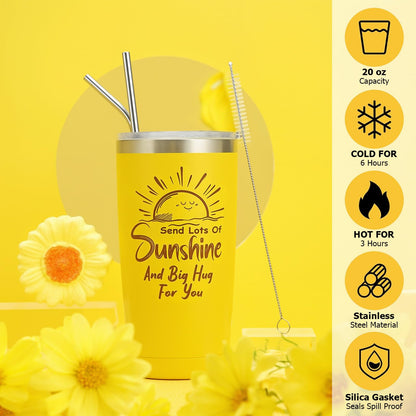 Gifts for Women Hamper - Gift Basket to Pamper, Ideal for Mothers Day, Valentines Day Gift Box Pack, 20oz Tumbler & Socks Care Set for New Years, Birthday, Girlfriend, Mom, Coworker, Wife