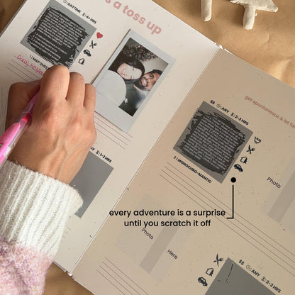 Couples Edition V2 30 Scratch-Off Date Night Ideas, Romantic Date Book for Couples, Fun Couples Game and Relationship Journal for Deeper Connection