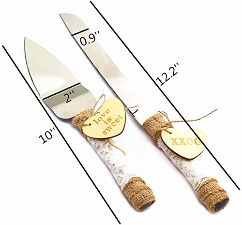 Knife and server sizes