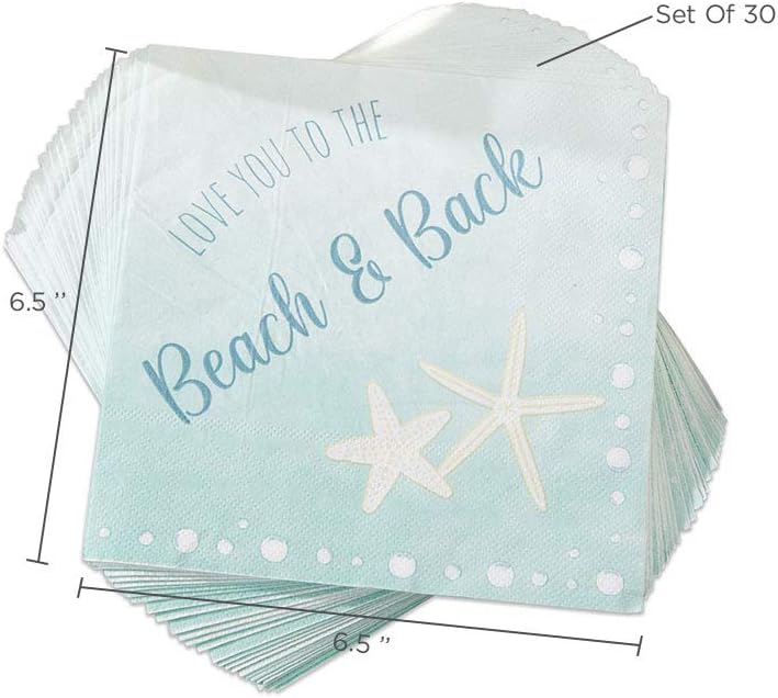 Kate Aspen Beach Themed Wedding Napkins