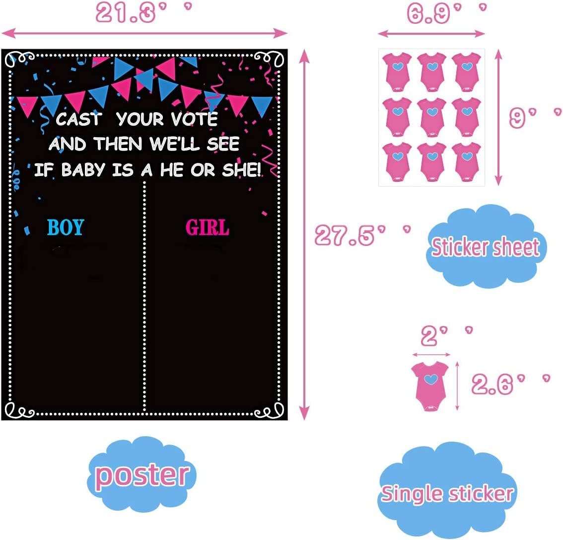 Poster for Gender Reveal Cast Your Vote Game