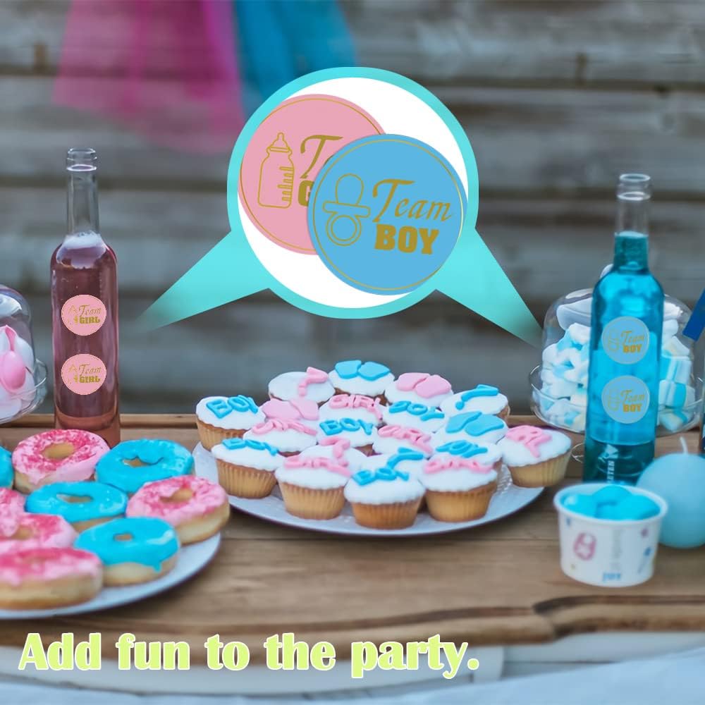 Gender Reveal Stickers decoration