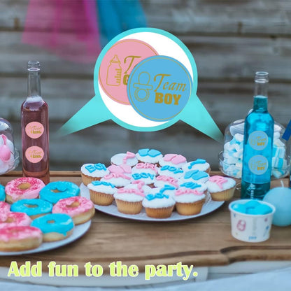 Gender Reveal Stickers decoration