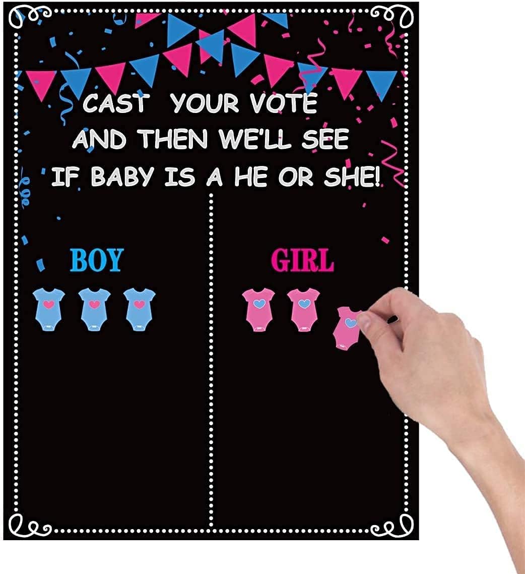 Includes pink and blue stickers