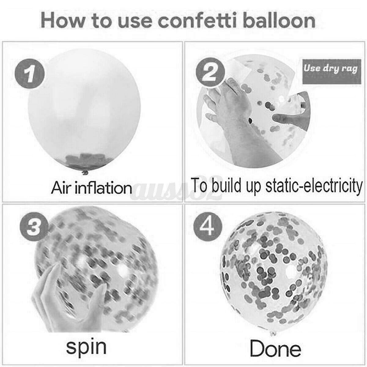 How to use confetti balloons
