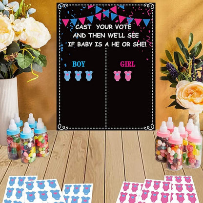 Poster for gender reveal game