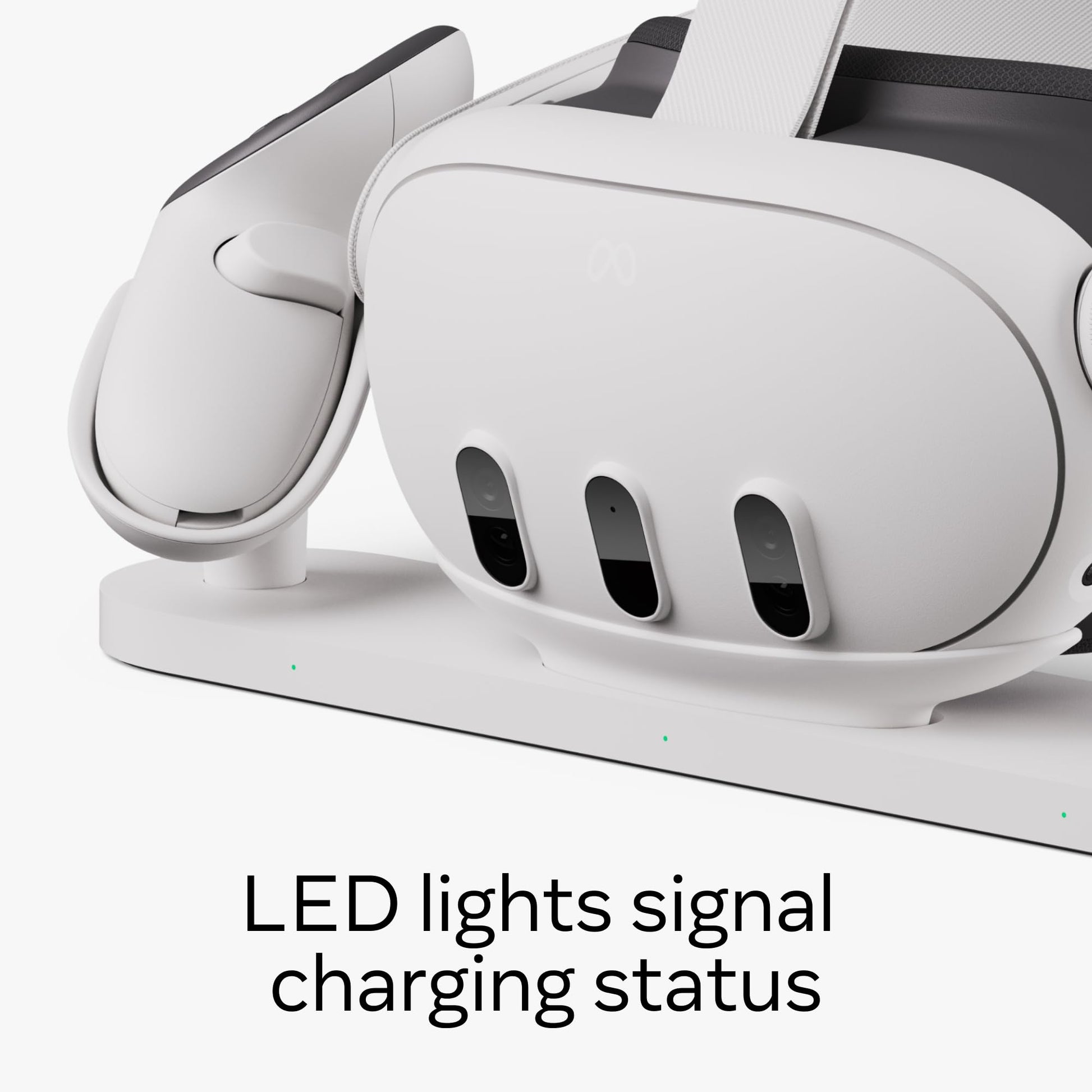 LED lights to signal charging status