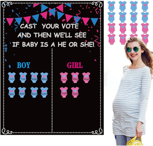 Gender Reveal Cast Your Vote Game