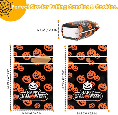 Halloween Treat Bags, 50PCS Drawstring Candy Bag