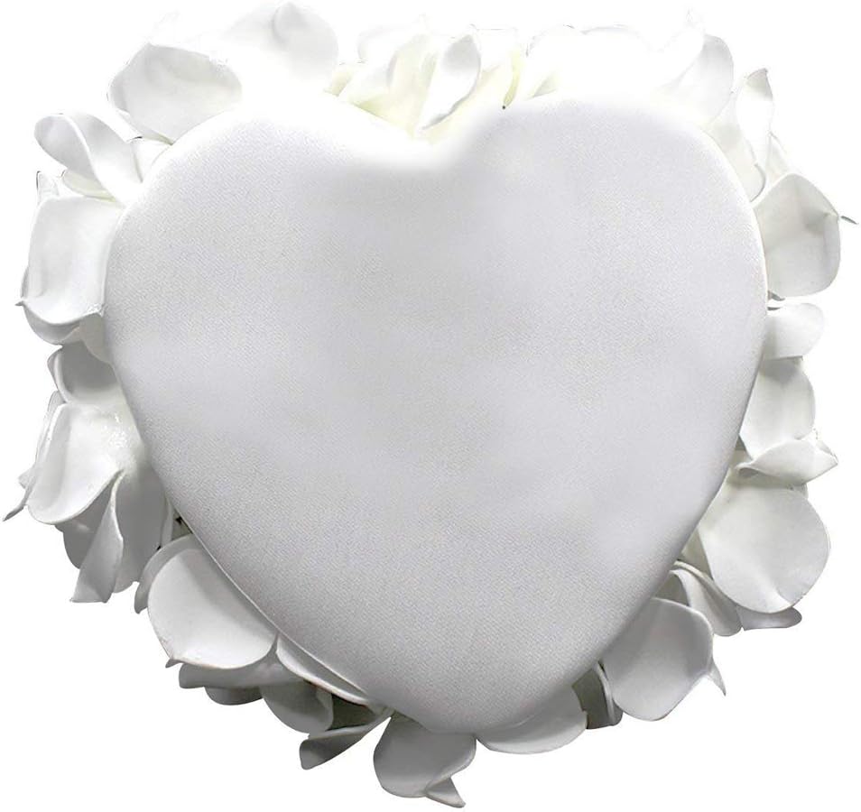 Back of white ring pillow