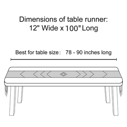 Dimensions of table runner