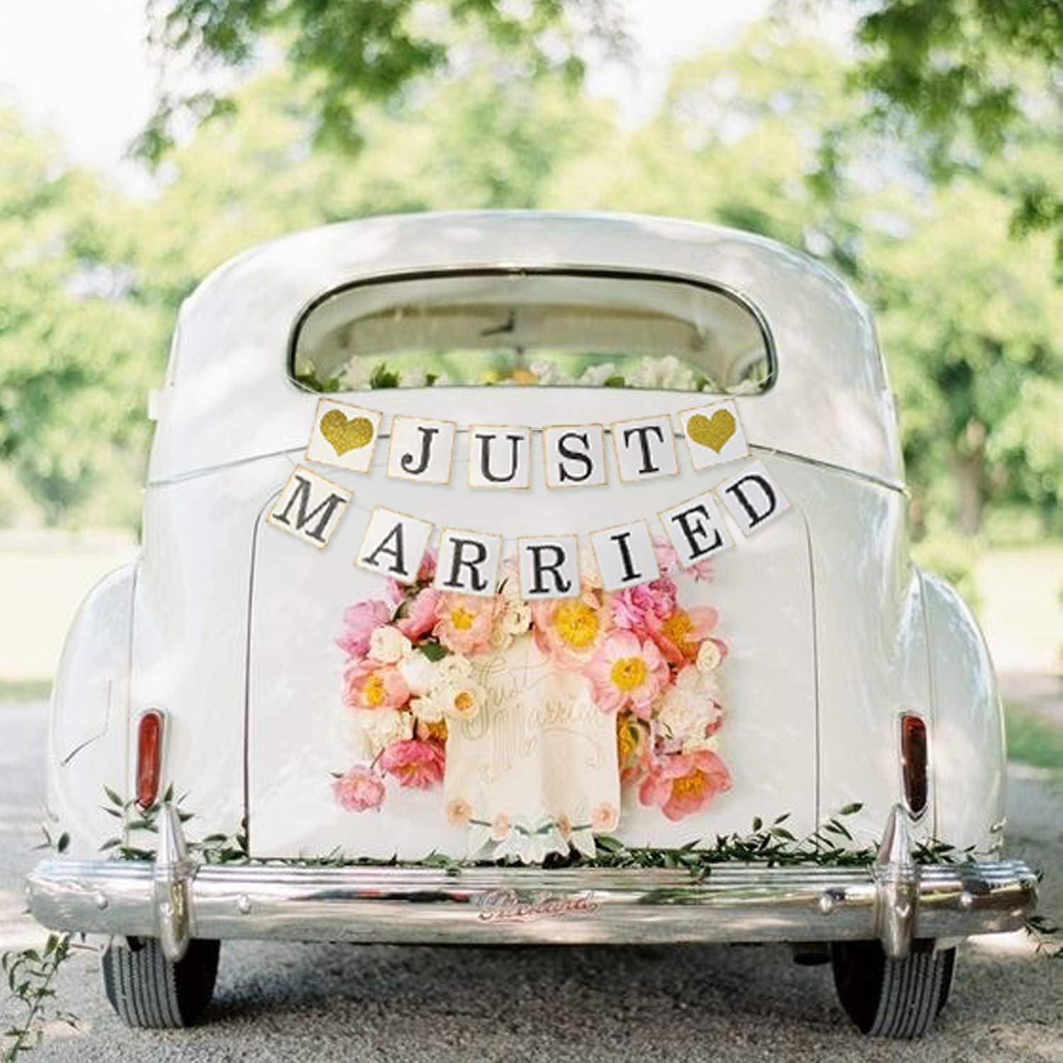Wedding Car Banner