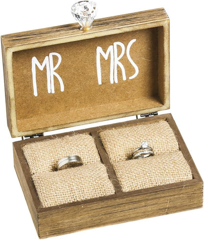 Mr and Mrs Wedding Ring Holder