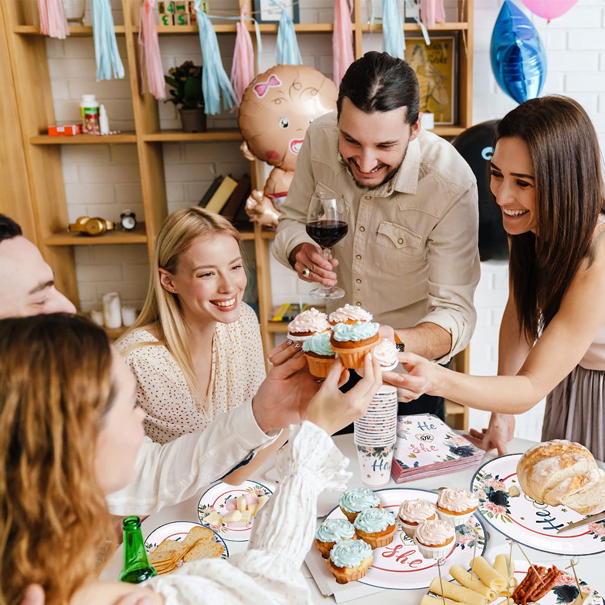 Gender reveal decorations