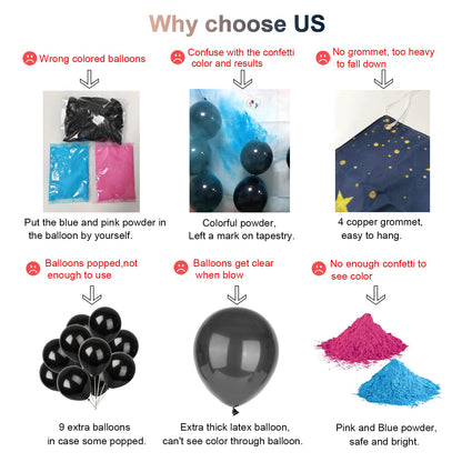 Why choose Navy Blush Gender Reveal Dart Board Game