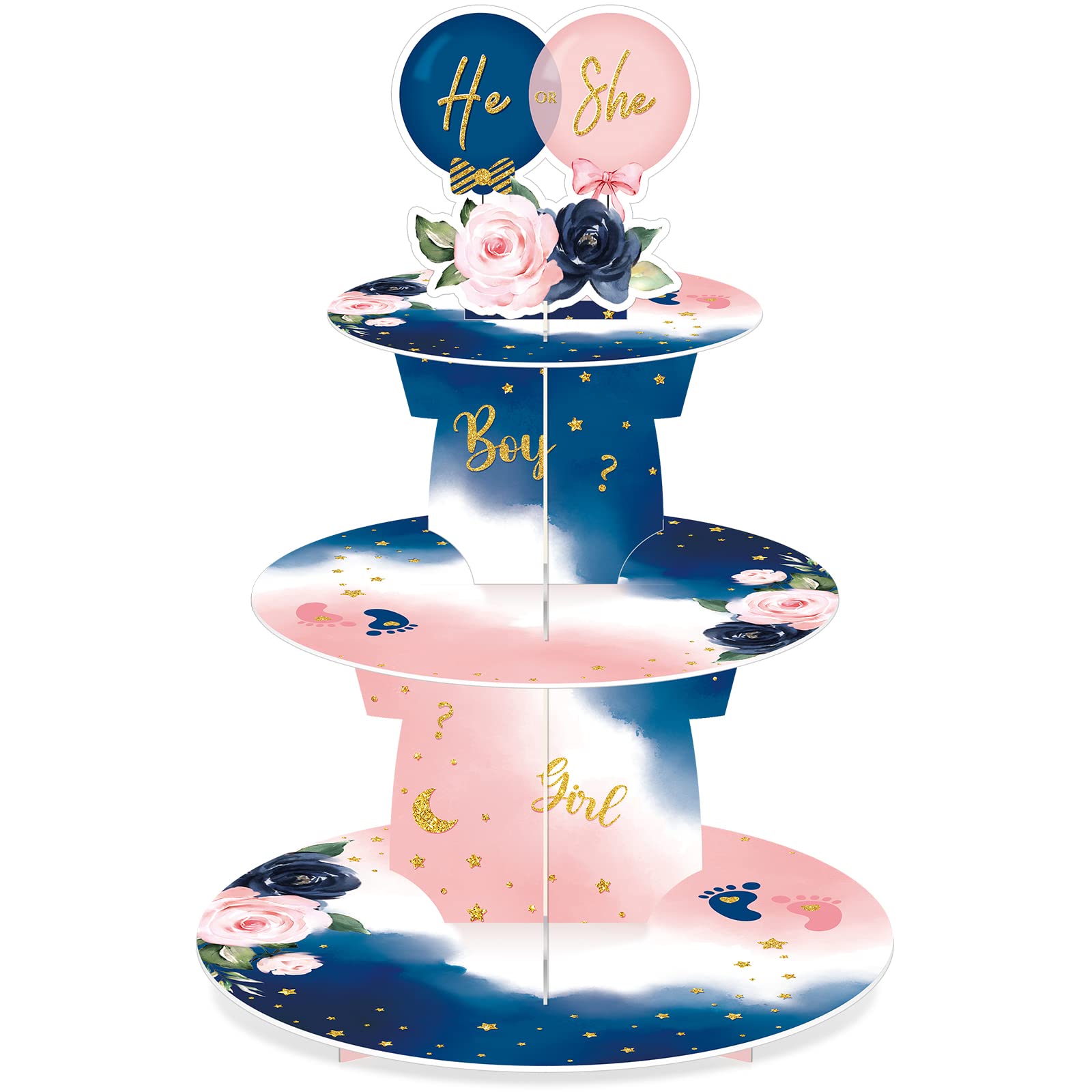 Gender reveal desert stand