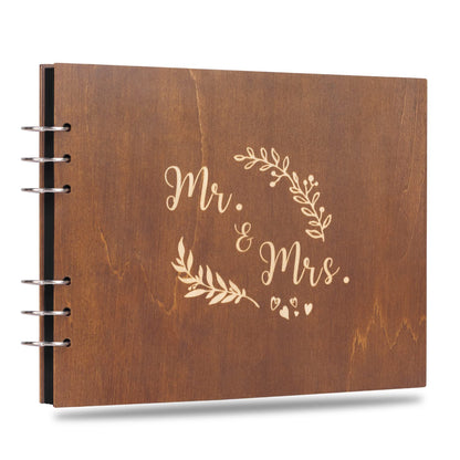 Wooden Wedding Guest Book