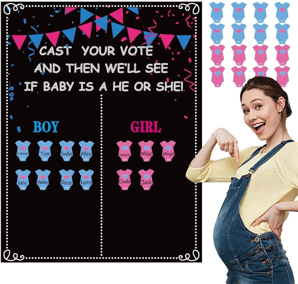 Gender Reveal Cast Your Vote Game