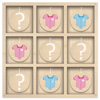 Gender Reveal Tic Tac Toe 
