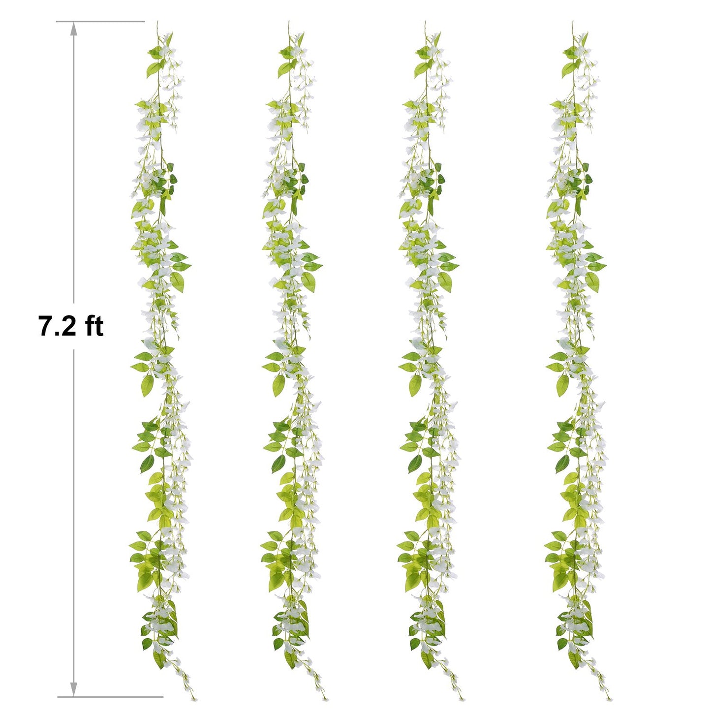 4pcs 7.2ft long each