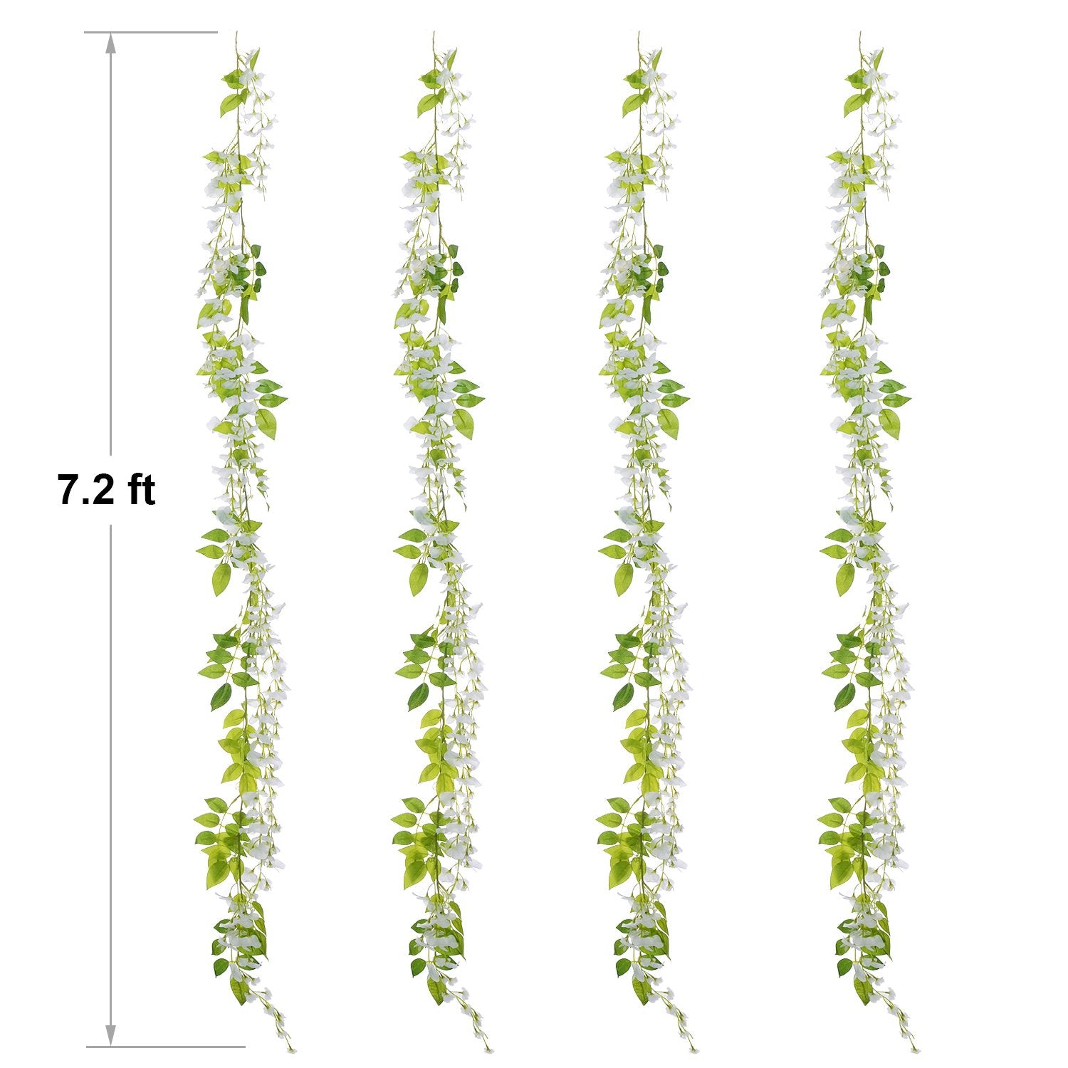 4pcs 7.2ft long each