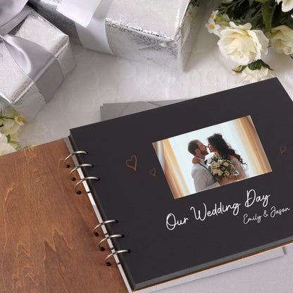 Our wedding day guest book