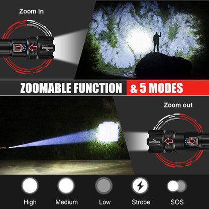 Zoomable multi-function torch