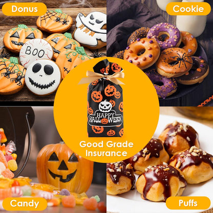 Halloween Treat Bags, 50PCS Drawstring Candy Bag