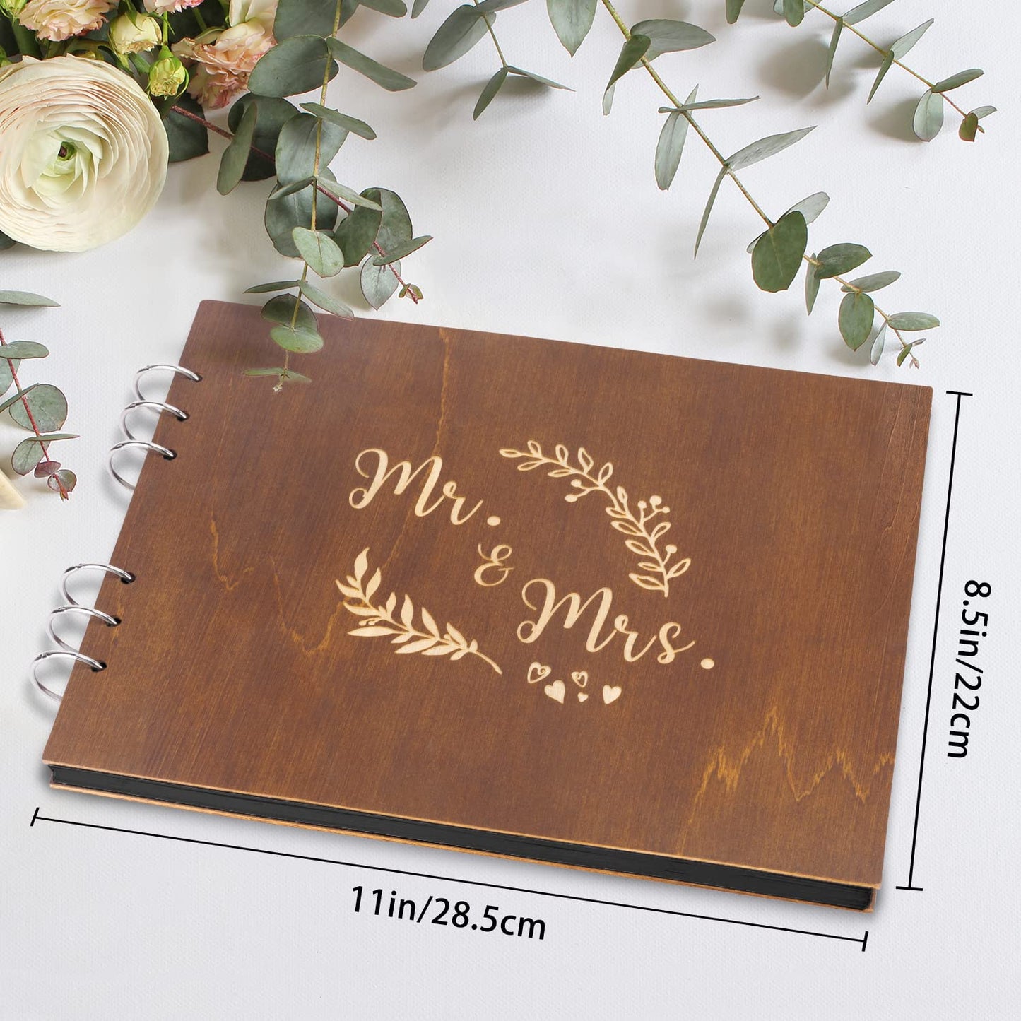 28.5cm x 22cm guest book