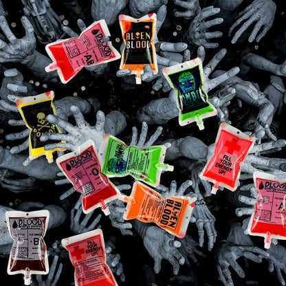 Scary party drink bags