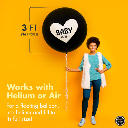 jumbo balloon 36 inch fill with helium or air and confetti
