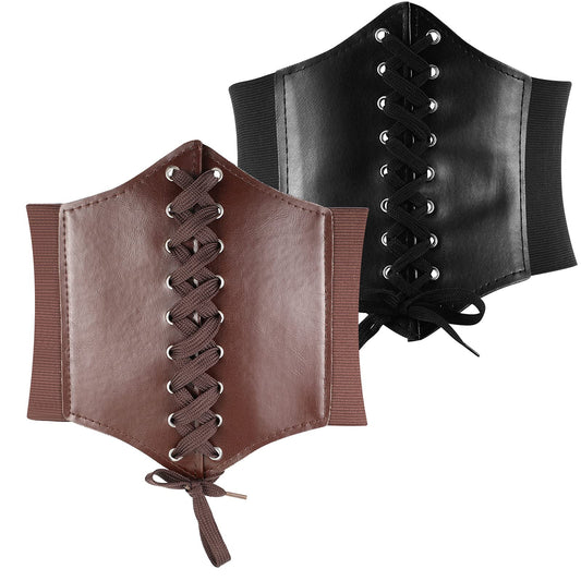 Black and brown Corset