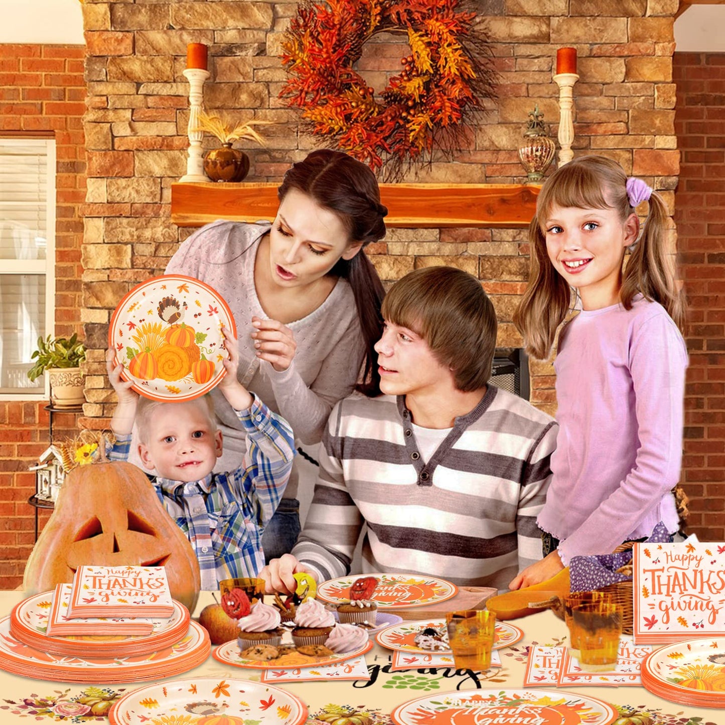 Thanksgiving tableware set