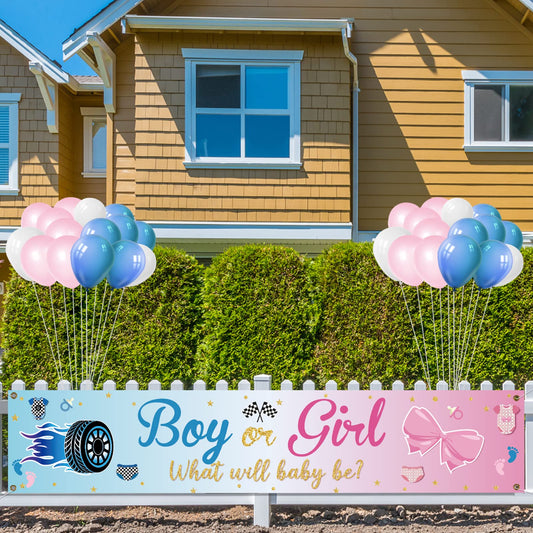 Boy or Girl Gender Reveal Banner
