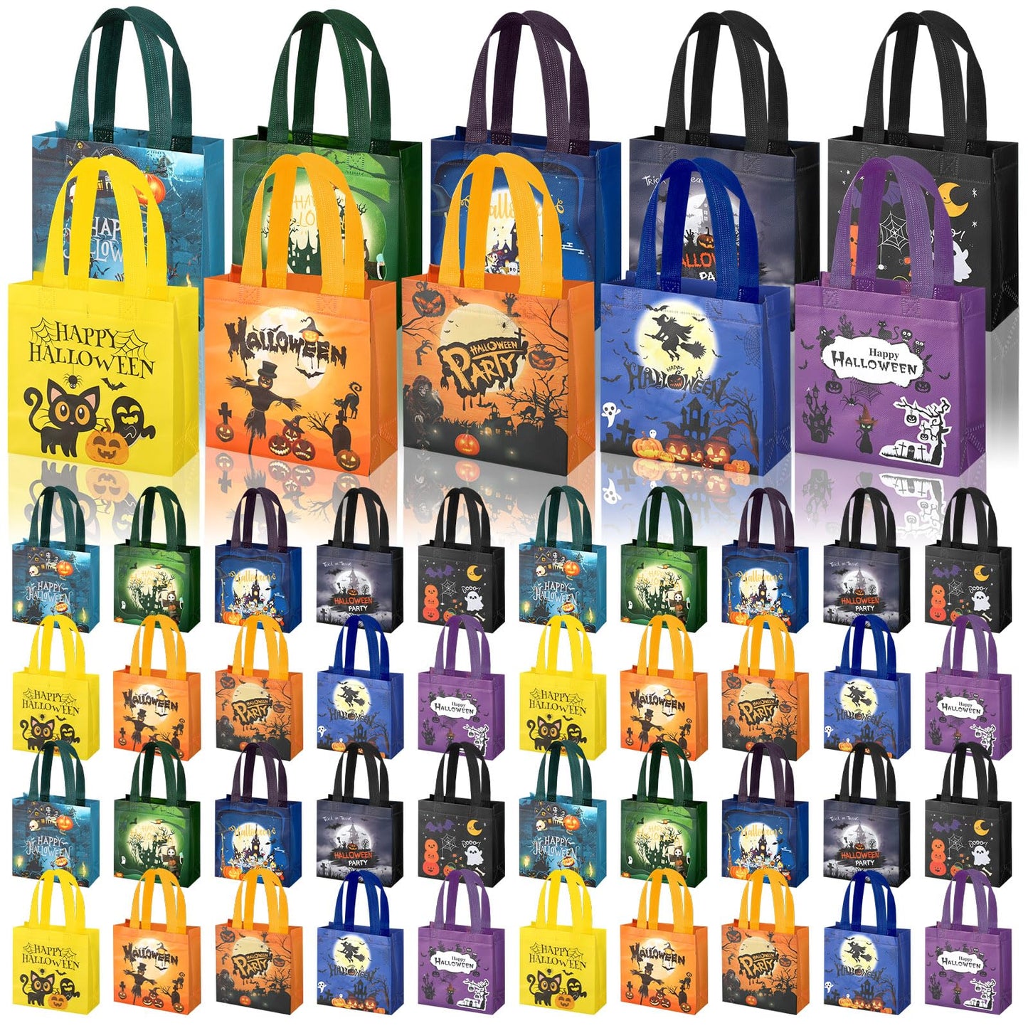 50 pcs tote candy bags for halloween