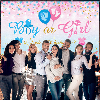 Celebration background for gender reveal