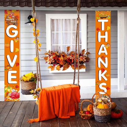 Give Thanks porch banner
