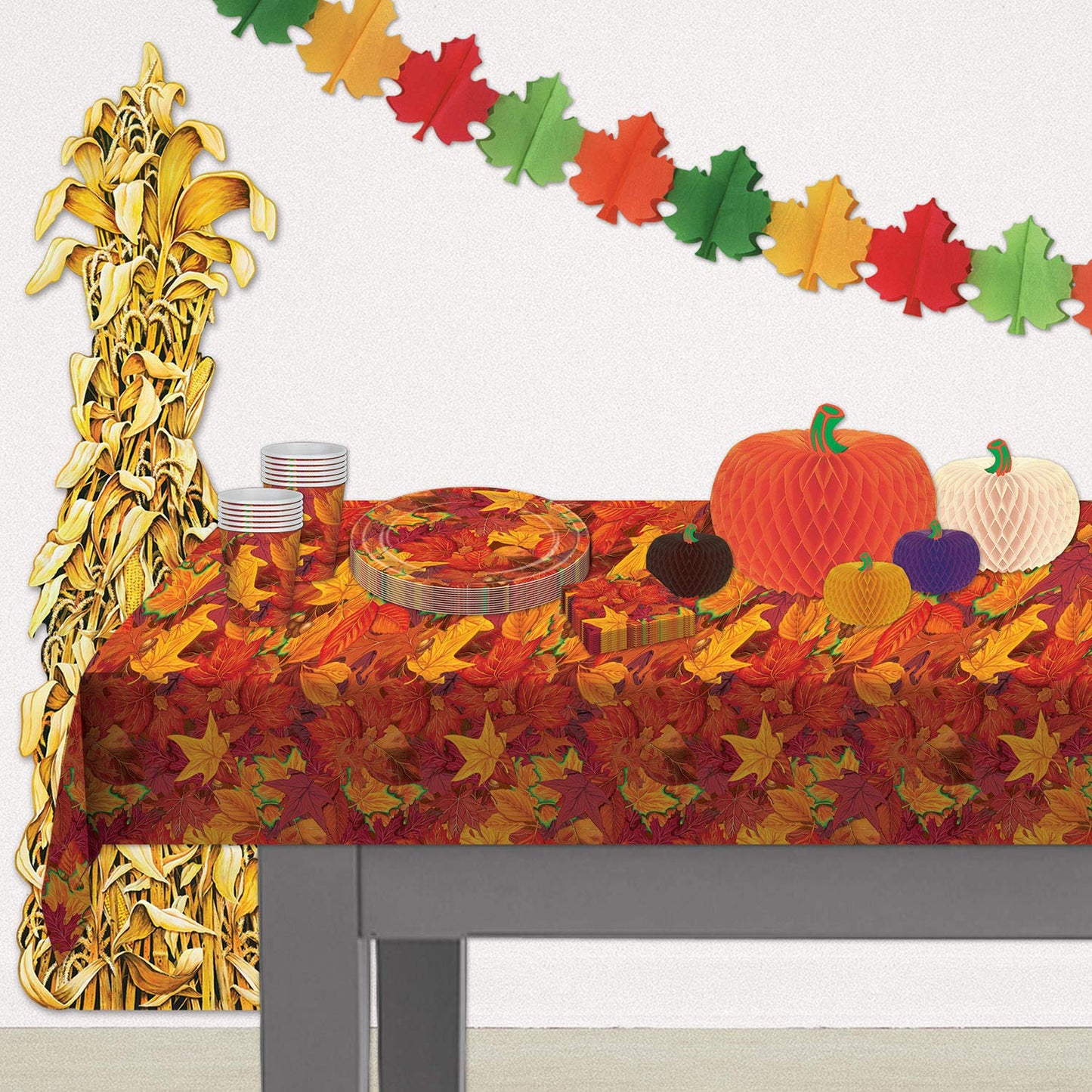 Beistle Fall Leaf Tablecover