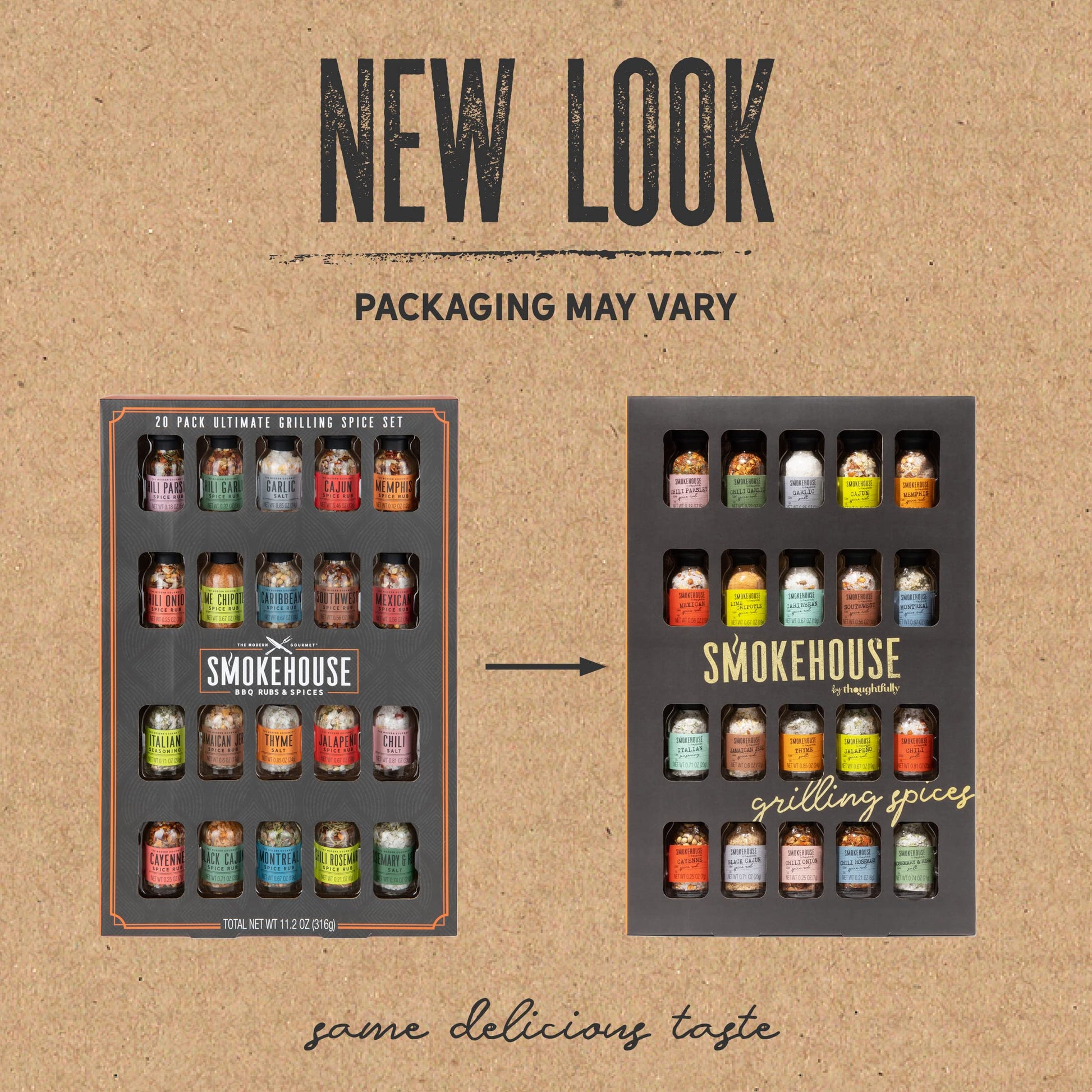 New look packaging