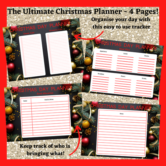 Printable Christmas Planner - Organiser 